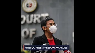 Rappler's Maria Ressa gets prestigious UNESCO press freedom award