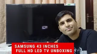 Samsung 108cm (43 inches) Full HD Led TV UA43N5010ARXXL (Black) Unboxing