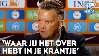 Van Gaal vs. Valentijn: 'Waar jij het altijd over hebt in je krantje' | VERONICA INSIDE