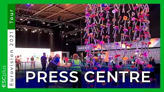 ESCplus - Tour of the Eurovision 2021 press center