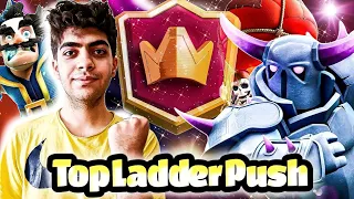 TOP LADDER WITH BEST PEKKA DECK RIGHT NOW +7300 Trophies ! 🥇