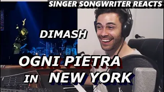 Dimash - Ogni Pietra in NEW YORK | Singer Songwriter Reaction | Barclays Center USA FANCAM