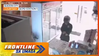 Naka-helmet na lalaki, nang-holdap sa isang cake shop | Frontline sa Umaga