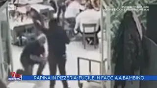 Rapina in pizzeria a Casavatore, fucile in faccia a  un bambino - La vita in diretta 12/10/2021