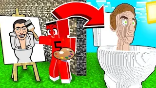 HASANI YAPI KAPIŞMASINDA ÇİZİM HİLESİYLE TROLLEDİM !! - Minecraft