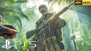 (PS5) Vietnam Jungle Ambush | Ultra Realistic Graphics [4K HDR 60FPS] COD COLD WAR GAMEPLAY