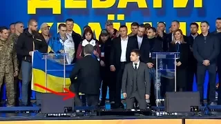 Порошенко повернулся ж к народу  ...    на дебатах с Зеленским