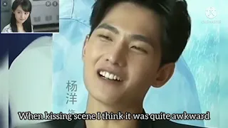 yang yang commants about kissing scan to all his co-star ❤