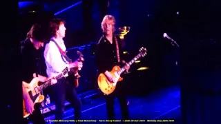 Paul McCartney live Paris 2016 : Golden slumbers / Carry that weight / The end