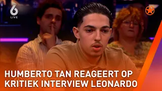Humberto eerlijk over interview met Leonardo uit de livestream van Bilal Wahib | SHOWNIEUWS