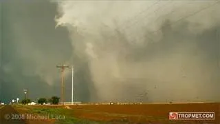 Hail / Wet Microburst - Olton, TX - May 6, 2008