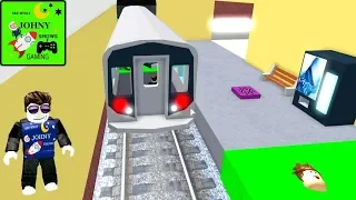 Johny Shows Roblox Escape The Subway Obby