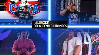 WWE 2k23 - ALL JOHN CENA ENTRANCES