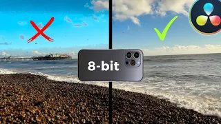 Pro Colorist on 8-bit & Phone Footage - How to make it WORK!