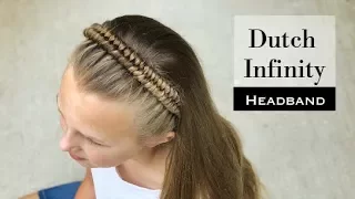 Dutch Inifinity Headband Braid by Erin Balogh