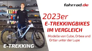 Die besten E-Trekking Bikes 2023 | Vergleich Cube & Orbea & Ortler | Fahrrad.de