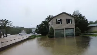 FLASH FLOOD IN OLEY VALLEY PENNSYLVANIA  7/9/2023