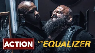 Robert Annihilates Teddy's Men One by One | Starring Denzel Washington | The Equalizer (2014)