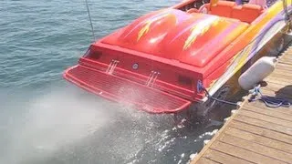 2600hp Outerlimits LOUD Startup Rev 575ci Mercury Blower Motors Offshore Footage Sound