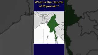 What is the Capital of Myanmar | Country and Capital | @pradhanseducation
