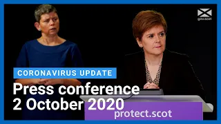 Coronavirus update from the First Minister: 2 October 2020