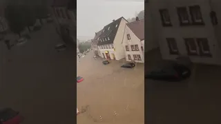 HOCHWASSER nach UNWETTER in MÖMLINGEN