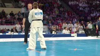 European Karate Championship Warsaw - Henrietta Faragó vs Agata Kaliciak