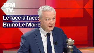 Croissance, retraite des cheminots, blocus à Sciences Po... L'interview de Bruno Le Maire