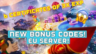 Bonus Code! | SIX 3x Exp Certificates! *EU SERVER*