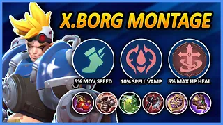 X.Borg with 40% Spell Vamp and FULL Cooldown Reduction (CRAZY Sustain 🦾) - X.Borg Montage Eps 1