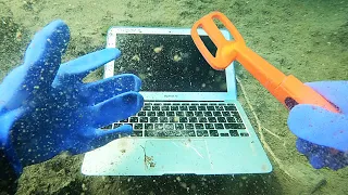 Found Macbook and Another Things Underwater in River!