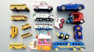 Searching for colorful toy vehicles on the roof | McQueen 95 Rusteze Car, CNG Auto Rickshaw & etc