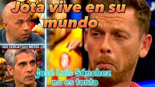 Jota Jordi sigue con excusas y José Luis y Pedrerol lo retrataron ayer en el Chiringuito de jugones