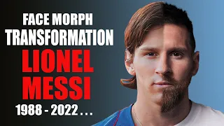 Lionel Messi  - Transformation (Face Morph Evolution 1988 - 2022)