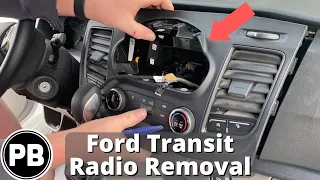 2020 - 2023+ Ford Transit Radio Removal