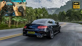 Mercedes-AMG C63 S - Forza Horizon 5 Gameplay | Logitech G-G923