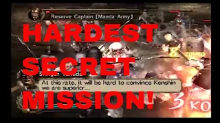 Samurai Warriors 100% Mission Guide! Shingen Takeda Walkthrough! SHINGEN'S HARDEST SECRET MISSION!