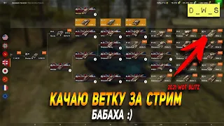 Качаю ветку за стрим FV215b (183) в WoT Blitz