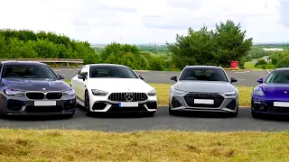 BMW M5 рвет Mercedes-AMG GT63, AUDI RS6, Panamera Turbo S!