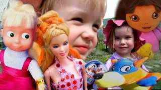 Даша Путешественница Маша и Медведь Кукла Барби СОНЯ ЛИЗА Мультик с игрушками новые серии на русском