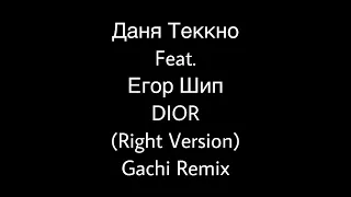 Даня Теккно feat. Егор Шип - ДИОР (Gachi Remix) ♂Right Version♂
