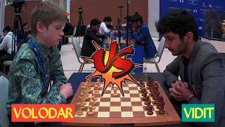 Murzin Volodar vs Vidit Santosh Gujrathi || FIDE World Rapid & Blitz Chess Championship 2023