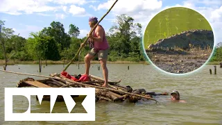 Cody & Joe's Boat Sinks In Sri Lankan Crocodile-Infested Lake | Dual Survival