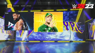 WWE 2K23 Official Main Menu Revealed! Selection Screen & More!