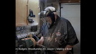 Woodturning 201, Lesson 1, Making your first bowl on the wood lathe