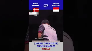 Viktor AXELSEN vs Jonatan CHRISTIE  at [JAPAN OPEN Final 2023 #japanopen #jonatanchristie  #axelsen