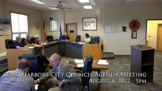 Two Harbors City Council Agenda Meeting - August 8, 2022 - 5pm