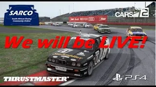 SARCO S3 - Round 1 BMW E30 M3 LIVE EVENT - Project Cars 2 / PS4