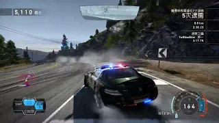 (Need For Speed: Hot Pursuit 2010) Police Chase in A  Mercedes-Benz SLS AMG