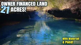 Owner Financed Acreage with WATERFALL & POND in the Ozarks! So Cool!! - ID#JJA04 and JJ14